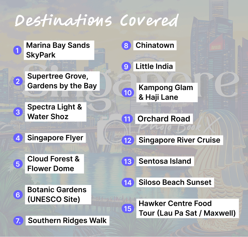Singapore – 15 Destinations