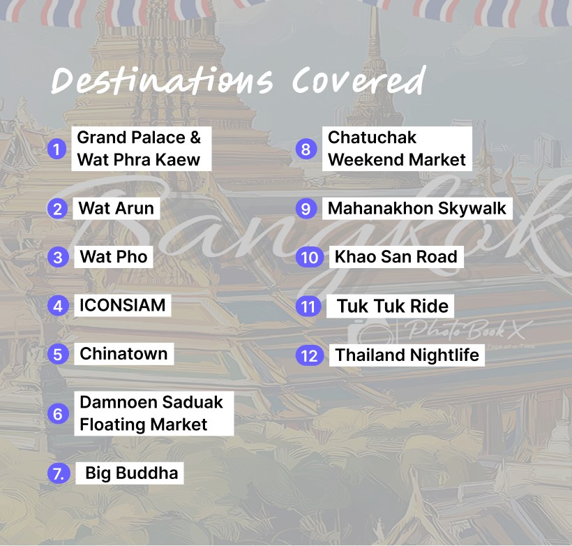 Bangkok – 12 Destinations