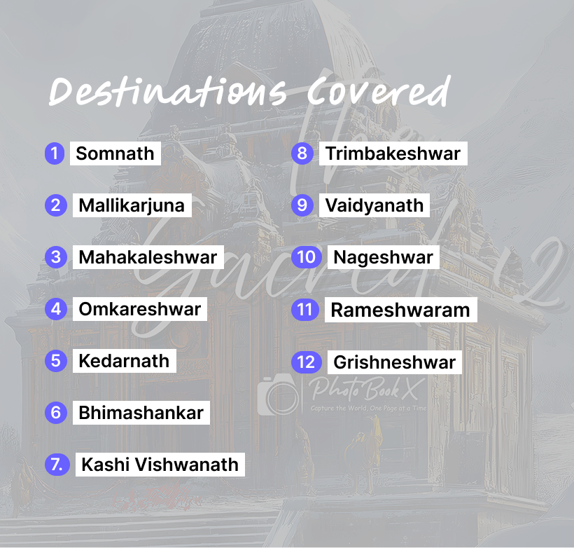 Jyotirlinga Darshan -12 Destinations